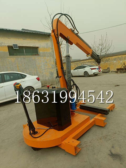 澳门特别行政区自卸车厢随车吊 自制轮式四不像起重机 四驱平板吊 5吨 贵盛